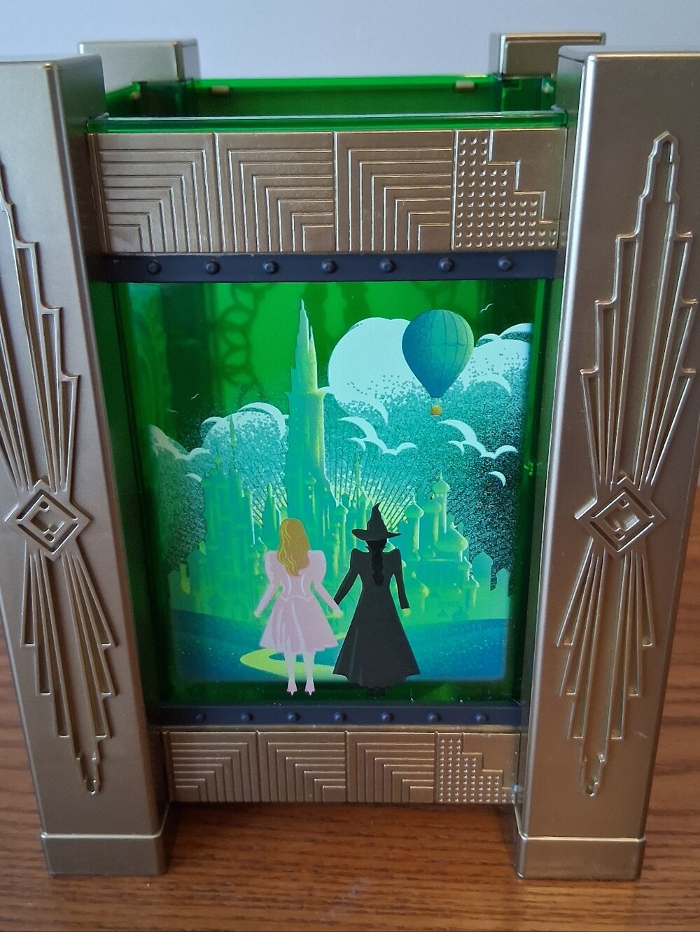 Regal AMC Exclusive Green Light-Up "Wicked" Lantern Popcorn Bucket Wizard Of OZ